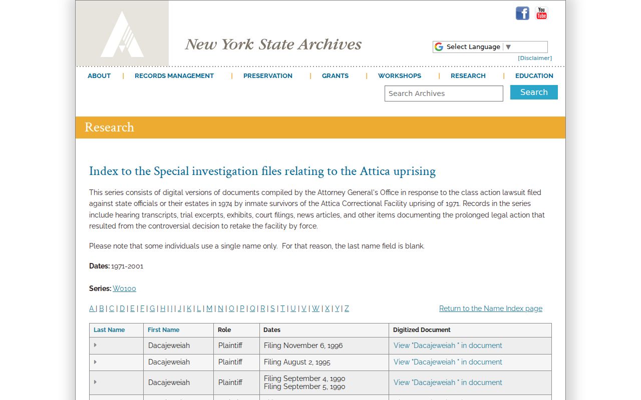 Wappinger city directory research through the New York State Archives name index